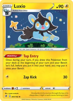 Pokémon-Karte Luxio 061/192
