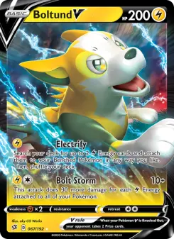 Pokémon-Karte Boltund V 067/192