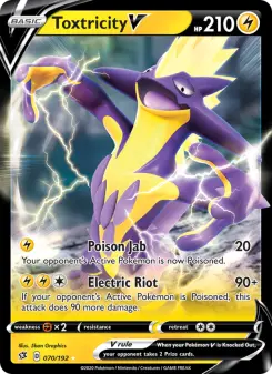 Pokémon-Karte Toxtricity V 070/192