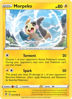 Pokémon-Karte Morpeko 073/192