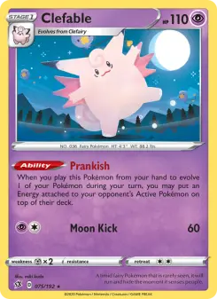 Pokémon-Karte Clefable 075/192