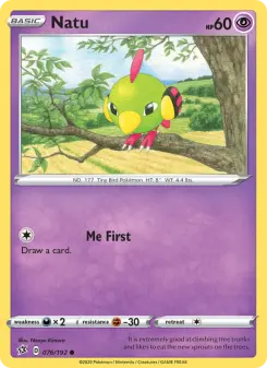 Pokémon-Karte Natu 076/192