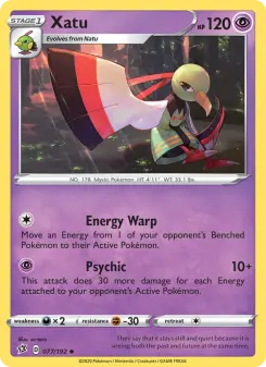 Pokémon-Karte Xatu 077/192