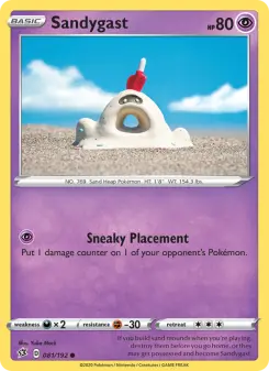 Pokémon-Karte Sandygast 081/192