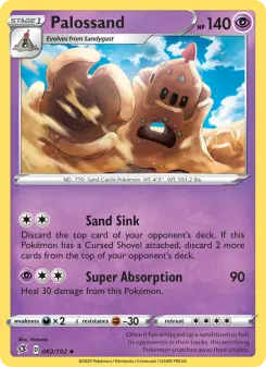 Pokémon-Karte Palossand 082/192