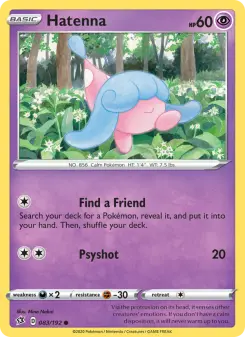 Pokémon-Karte Hatenna 083/192