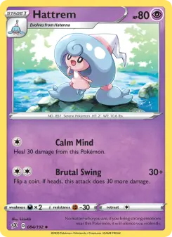 Pokémon-Karte Hattrem 084/192