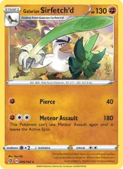 Pokémon-Karte Galarian Sirfetch'd 095/192