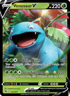 Pokémon-Karte Venusaur V 001/073