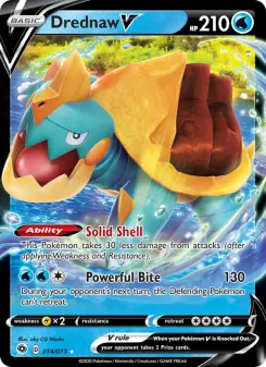 Pokémon-Karte Drednaw V 014/073