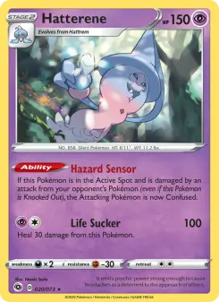 Pokémon-Karte Hatterene 020/073
