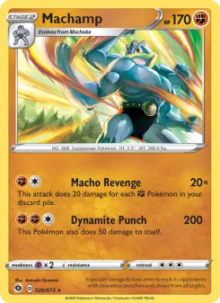 Pokémon-Karte Machamp 026/073