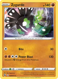 Pokémon-Karte Zygarde 028/073