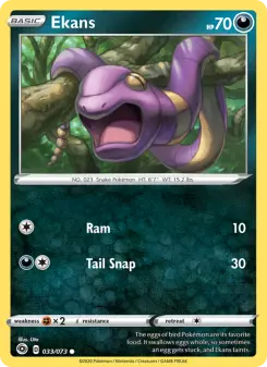 Pokémon-Karte Ekans 033/073