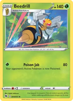 Pokémon-Karte Beedrill 004/073