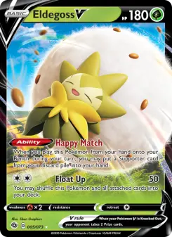 Pokémon-Karte Eldegoss V 005/073
