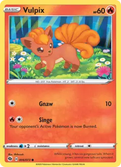 Pokémon-Karte Vulpix 006/073