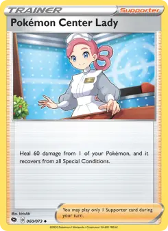 Pokémon-Karte Pokémon Center Lady 060/073
