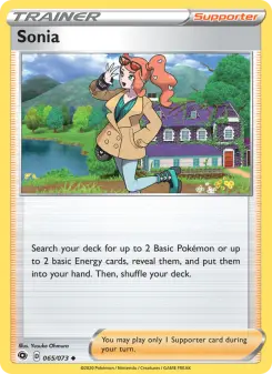 Pokémon-Karte Sonia 065/073