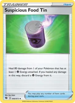 Pokémon-Karte Suspicious Food Tin 066/073