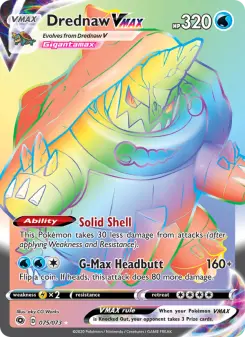 Pokémon-Karte Drednaw VMAX 075/073