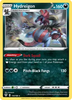 Pokémon-Karte Hydreigon 110/189