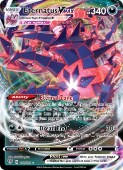 Pokémon-Karte Eternatus VMAX 117/189