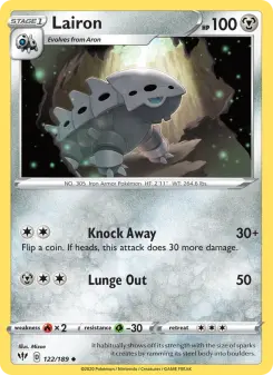 Pokémon-Karte Lairon 122/189