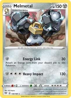 Pokémon-Karte Melmetal 130/189