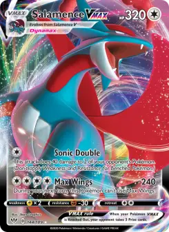 Pokémon-Karte Salamence VMAX 144/189