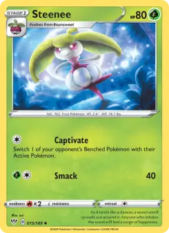 Pokémon-Karte Steenee 015/189