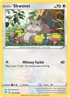 Pokémon-Karte Skwovet 152/189