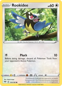 Pokémon-Karte Rookidee 154/189
