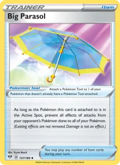 Pokémon-Karte Big Parasol 157/189