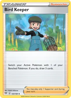 Pokémon-Karte Bird Keeper 159/189