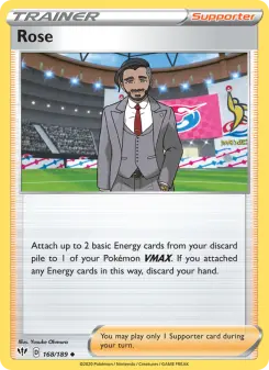 Pokémon-Karte Rose 168/189