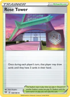 Pokémon-Karte Rose Tower 169/189