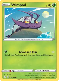 Pokémon-Karte Wimpod 017/189