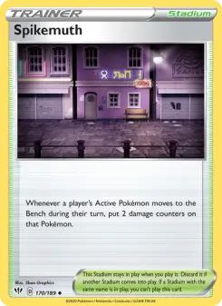 Pokémon-Karte Spikemuth 170/189
