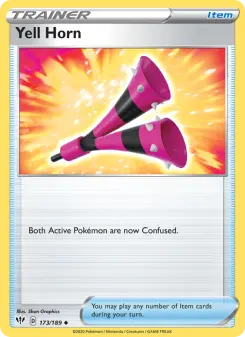 Pokémon-Karte Yell Horn 173/189