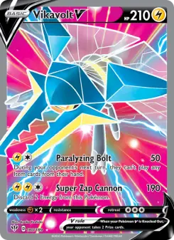 Pokémon-Karte Vikavolt V 180/189