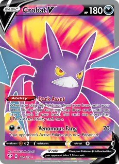 Pokémon-Karte Crobat V 182/189