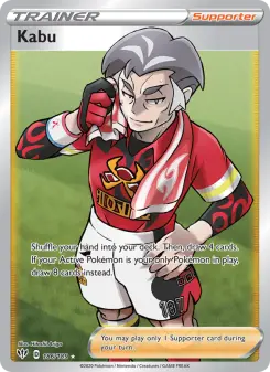 Pokémon-Karte Kabu 186/189