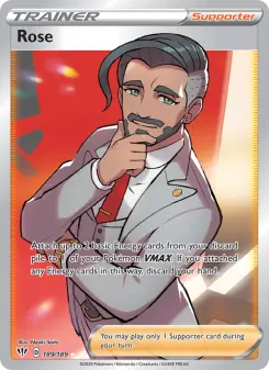 Pokémon-Karte Rose 189/189
