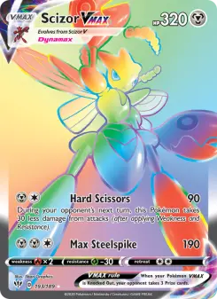 Pokémon-Karte Scizor VMAX 193/189