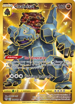 Pokémon-Karte Coalossal 198/189