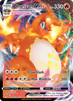Pokémon-Karte Charizard VMAX 020/189