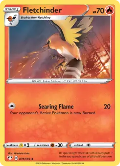Pokémon-Karte Fletchinder 031/189