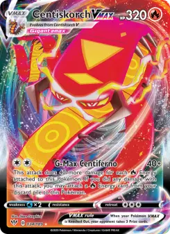 Pokémon-Karte Centiskorch VMAX 034/189