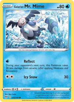 Pokémon-Karte Galarian Mr. Mime 035/189